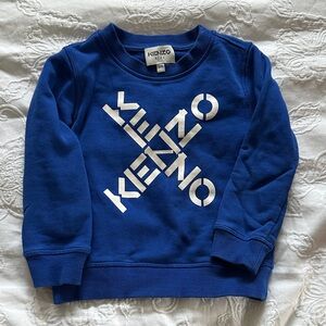 Kenzo Kids Royal Blue Graphic Sweatshirt
